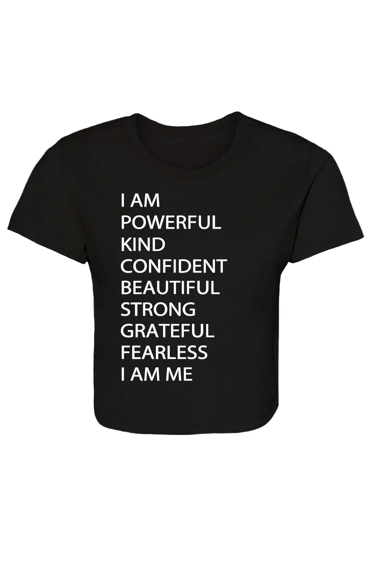 I am... Cropped Tee