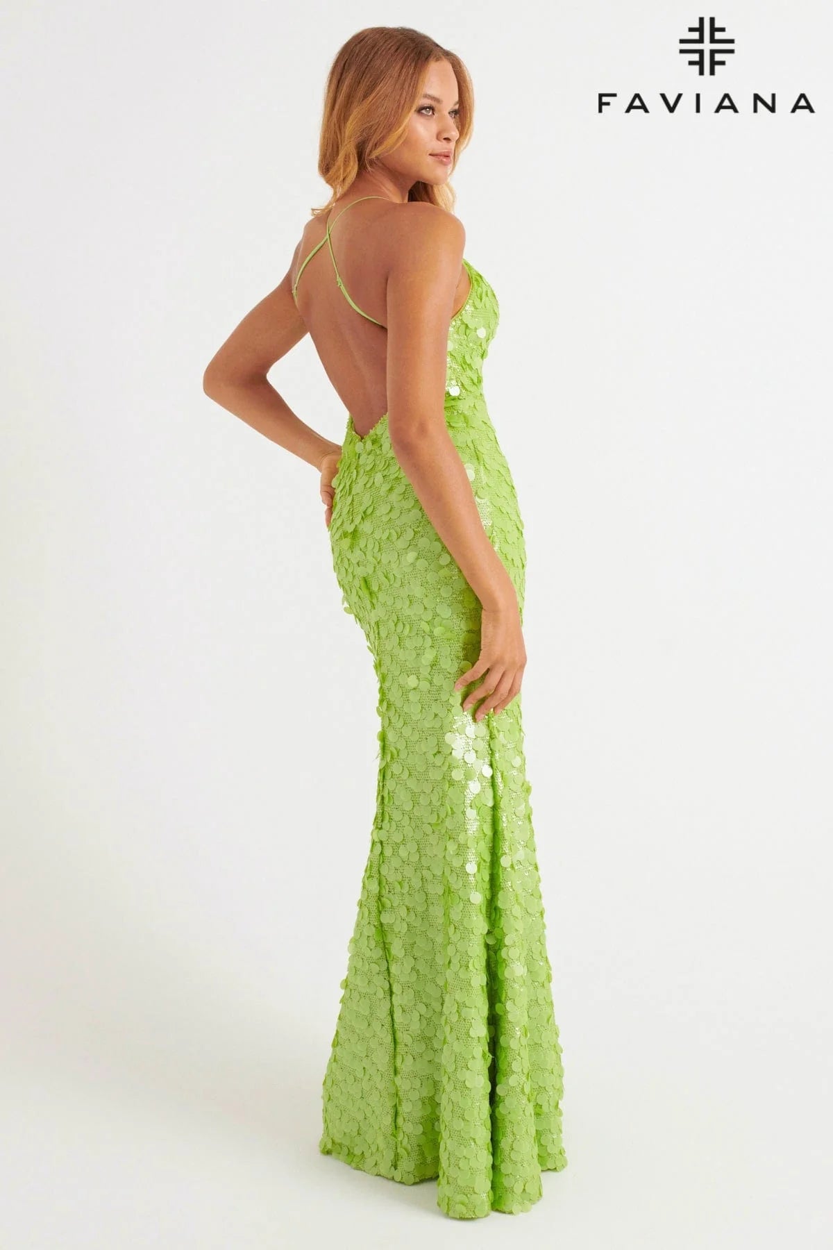 Paillette Sequin V-Neck Maxi Dress | 11257