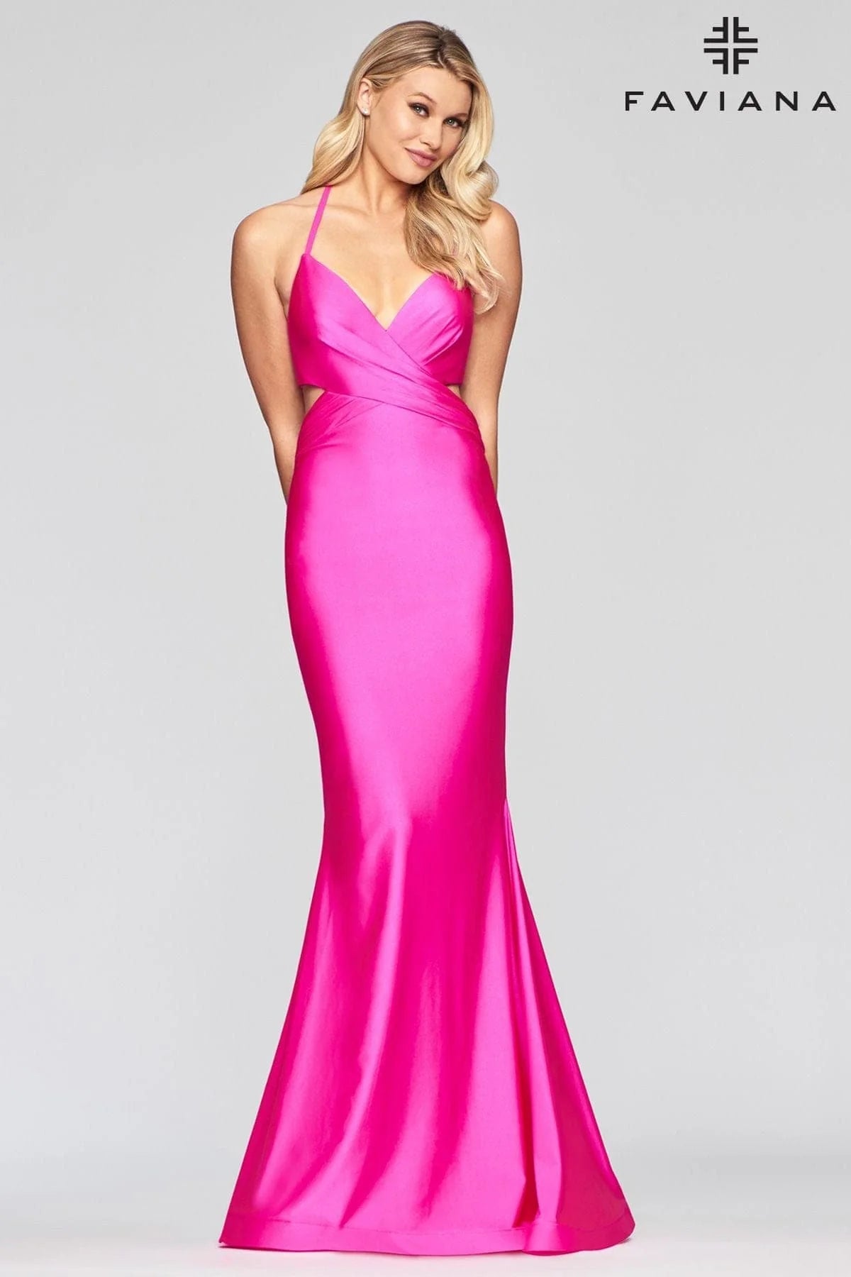 Long Tight Prom Dress WIth Side Cutouts