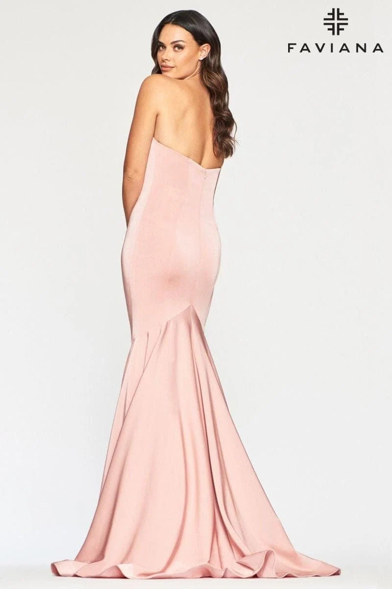 Strapless Mermaid Dress With Sweetheart Neckline