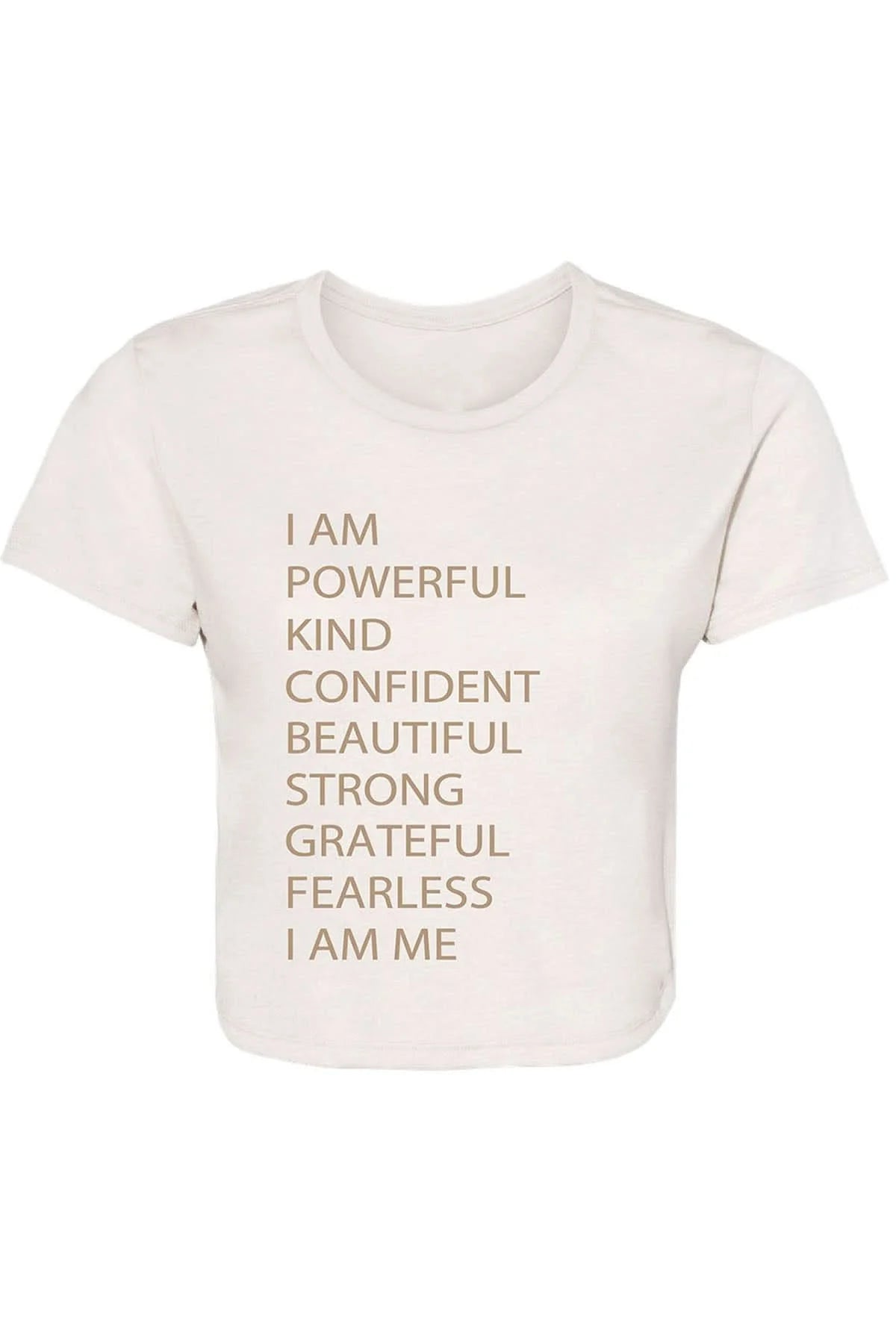 I am... Cropped Tee