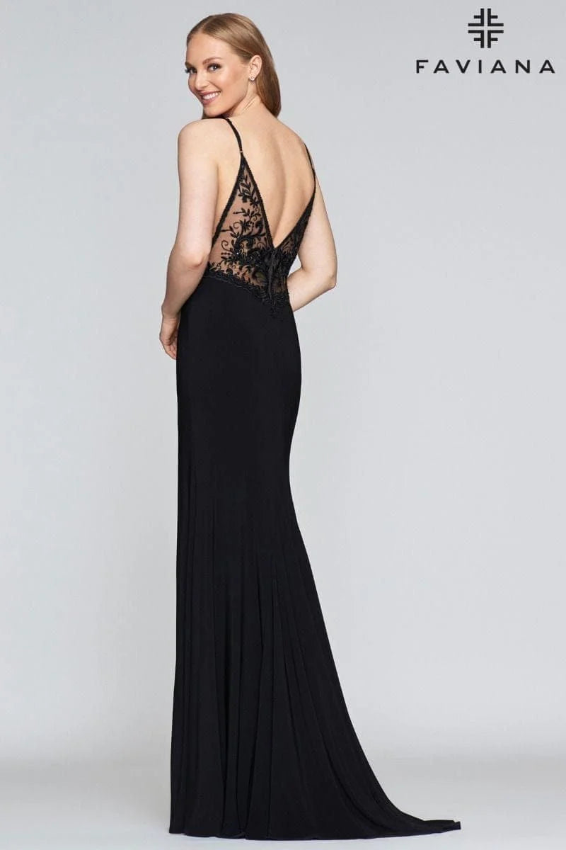 Long V Neck Prom Dress As Seen On Addison Rae