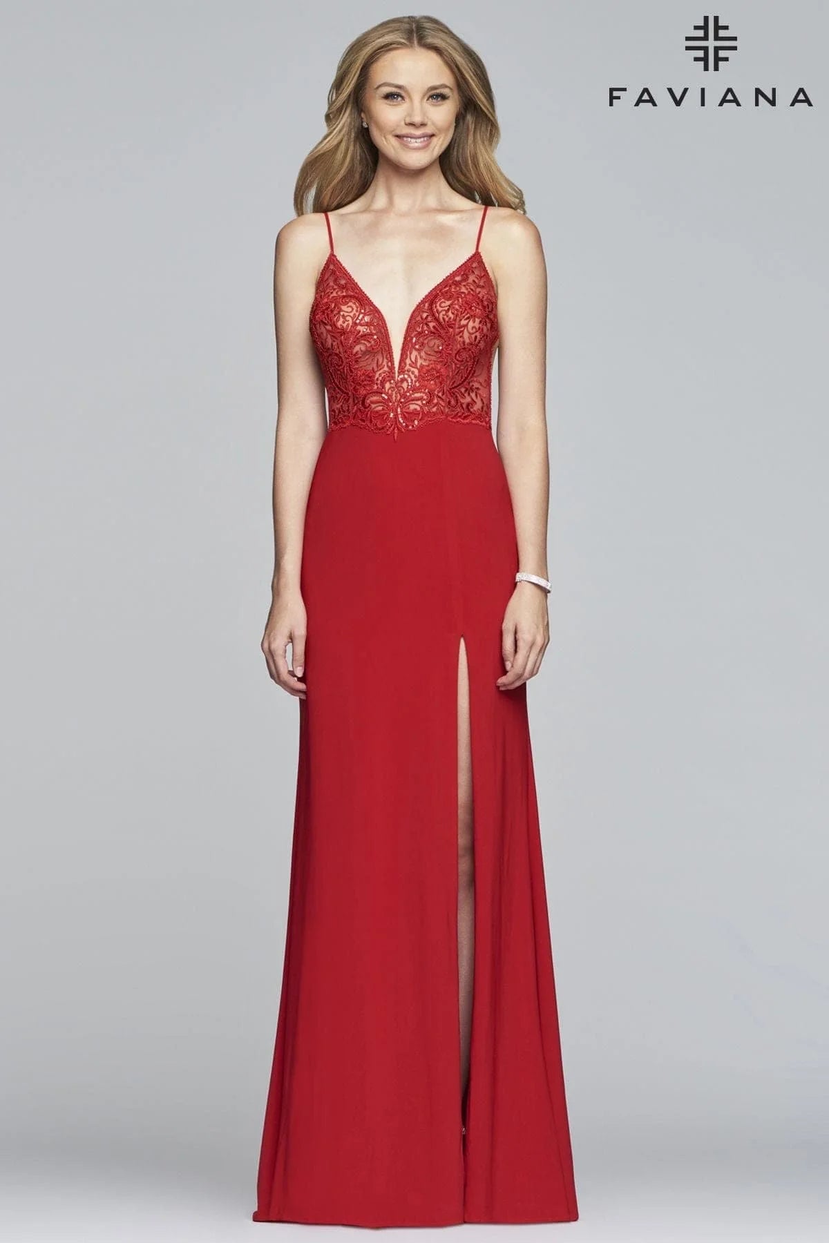 Long V Neck Prom Dress As Seen On Addison Rae